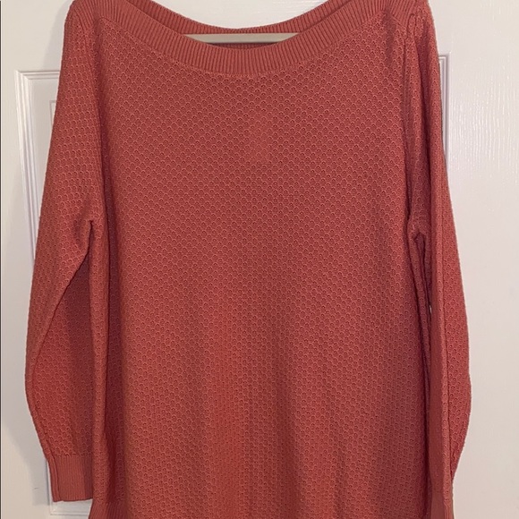 LOFT Plus Knit Tunic Sweater with Boat Neck Size 20/22 - Picture 4 of 15